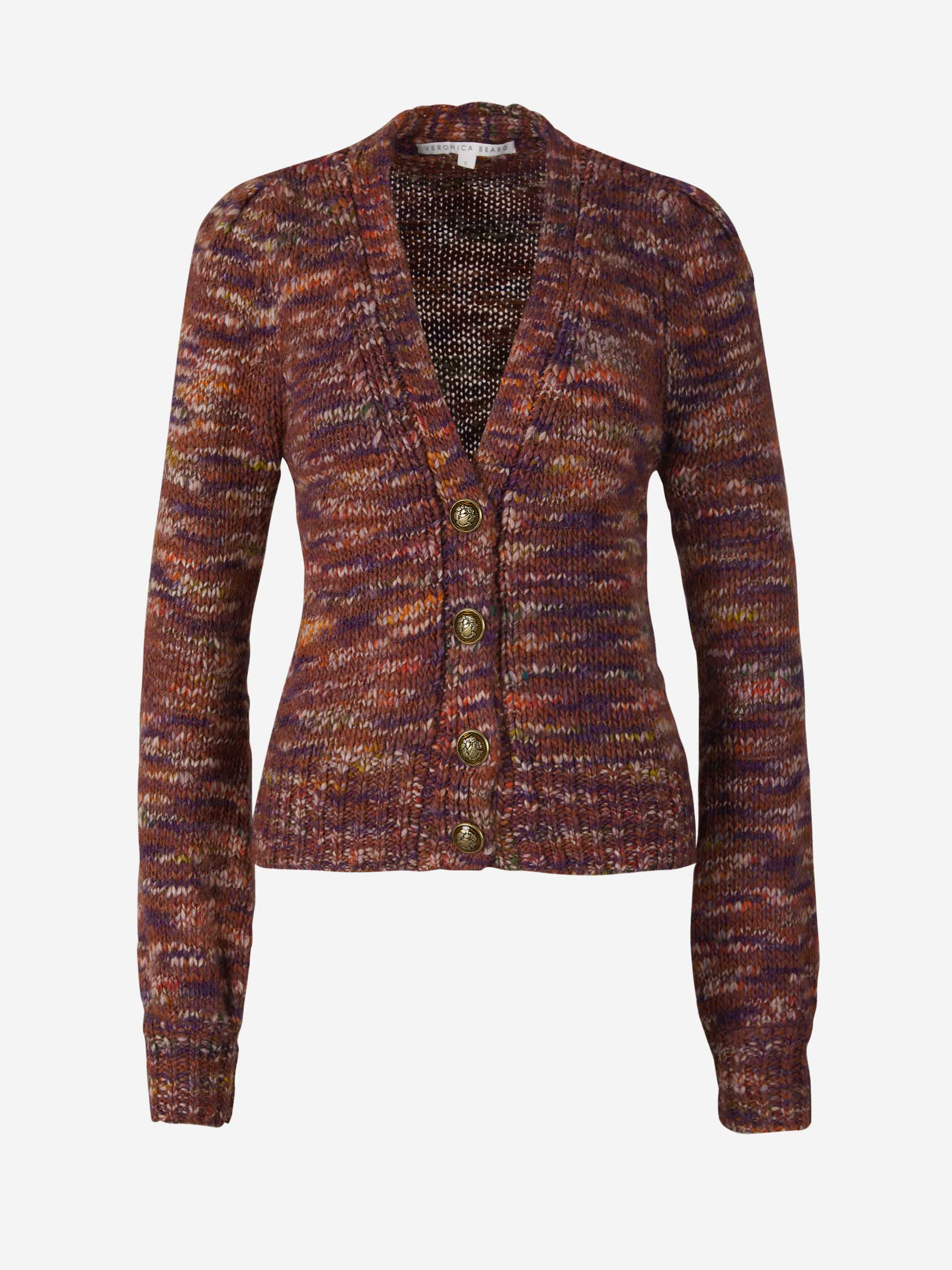 Outlet online Veronica Beard Mujer Cárdigan Amosa color Burdeos sku 713-000190 01 - Foto 1