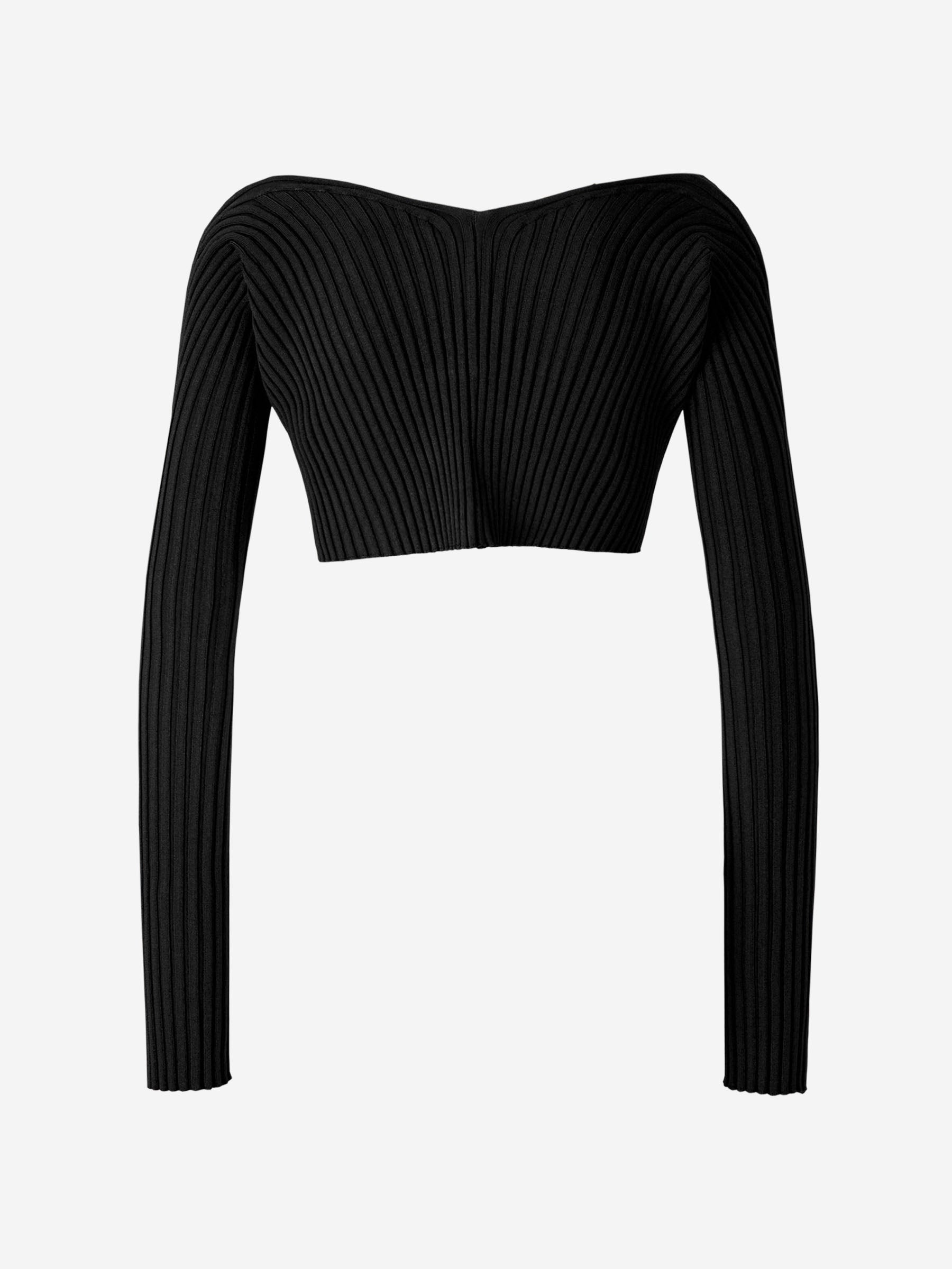 Outlet online Jacquemus Mujer Cárdigan La Maille Pralu color Fucsia sku 713-000210 02 - Foto 1