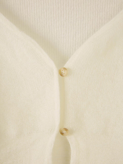 Jacquemus Cárdigan Le Cárdigan Alzou color Crema sku 713-000213 02 - Foto 3