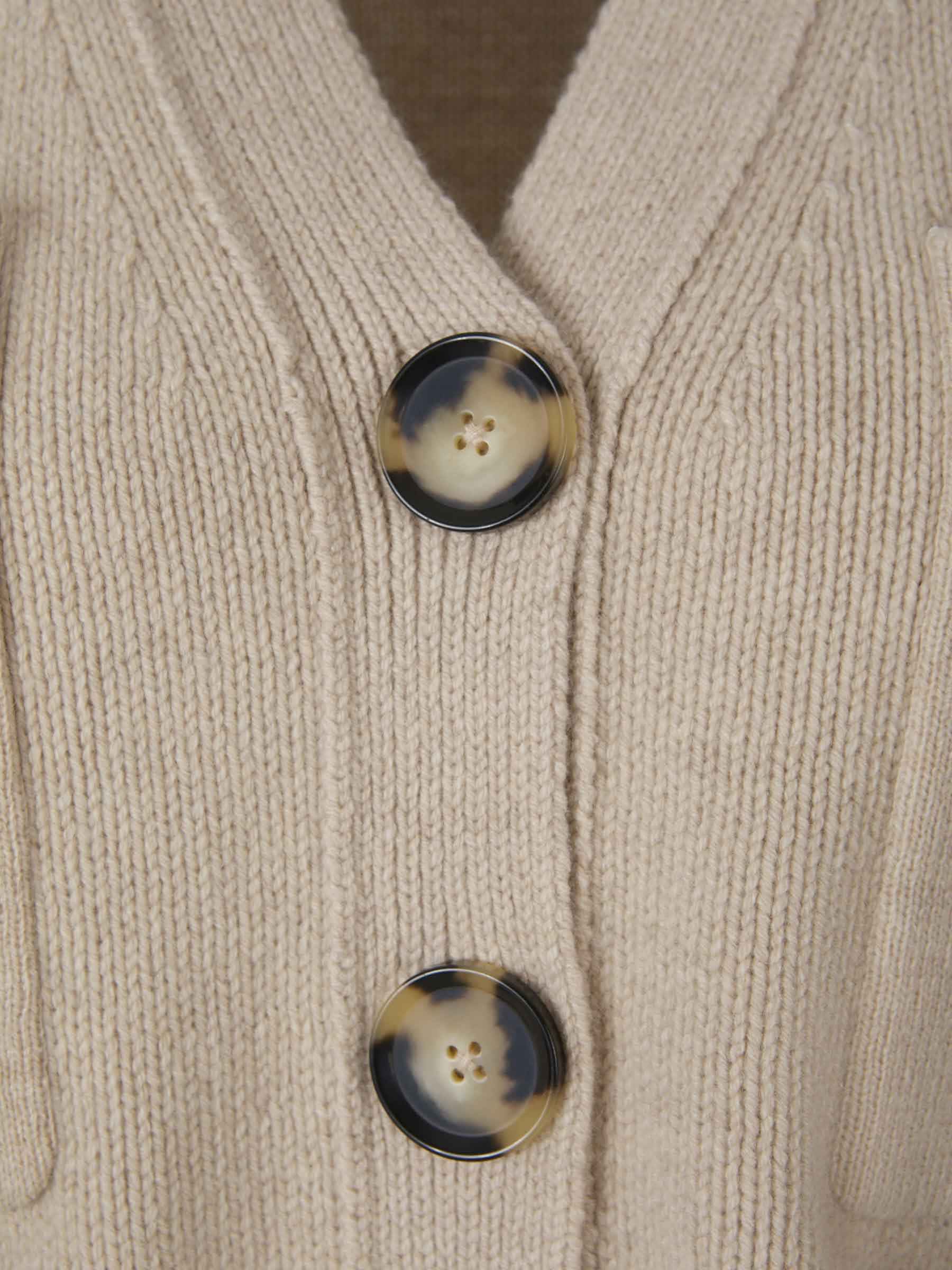 Outlet online Proenza Schouler Mujer Cárdigan Punto Cashmere color Crema sku 713-000242 01 - Foto 3