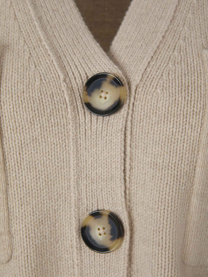 Outlet online Proenza Schouler Mujer Cárdigan Punto Cashmere color Crema sku 713-000242 01 - Foto 3