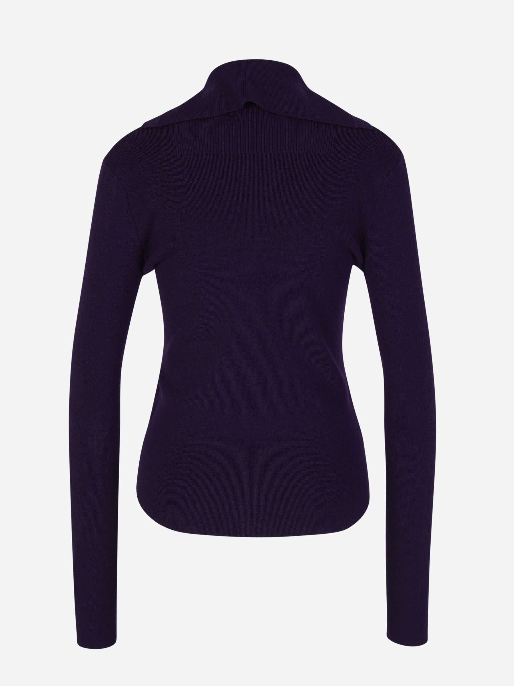 Outlet online Dries Van Noten Mujer Cárdigan Cuello Extragrande color Purpura Oscuro sku 713-000260 01 - Foto 2