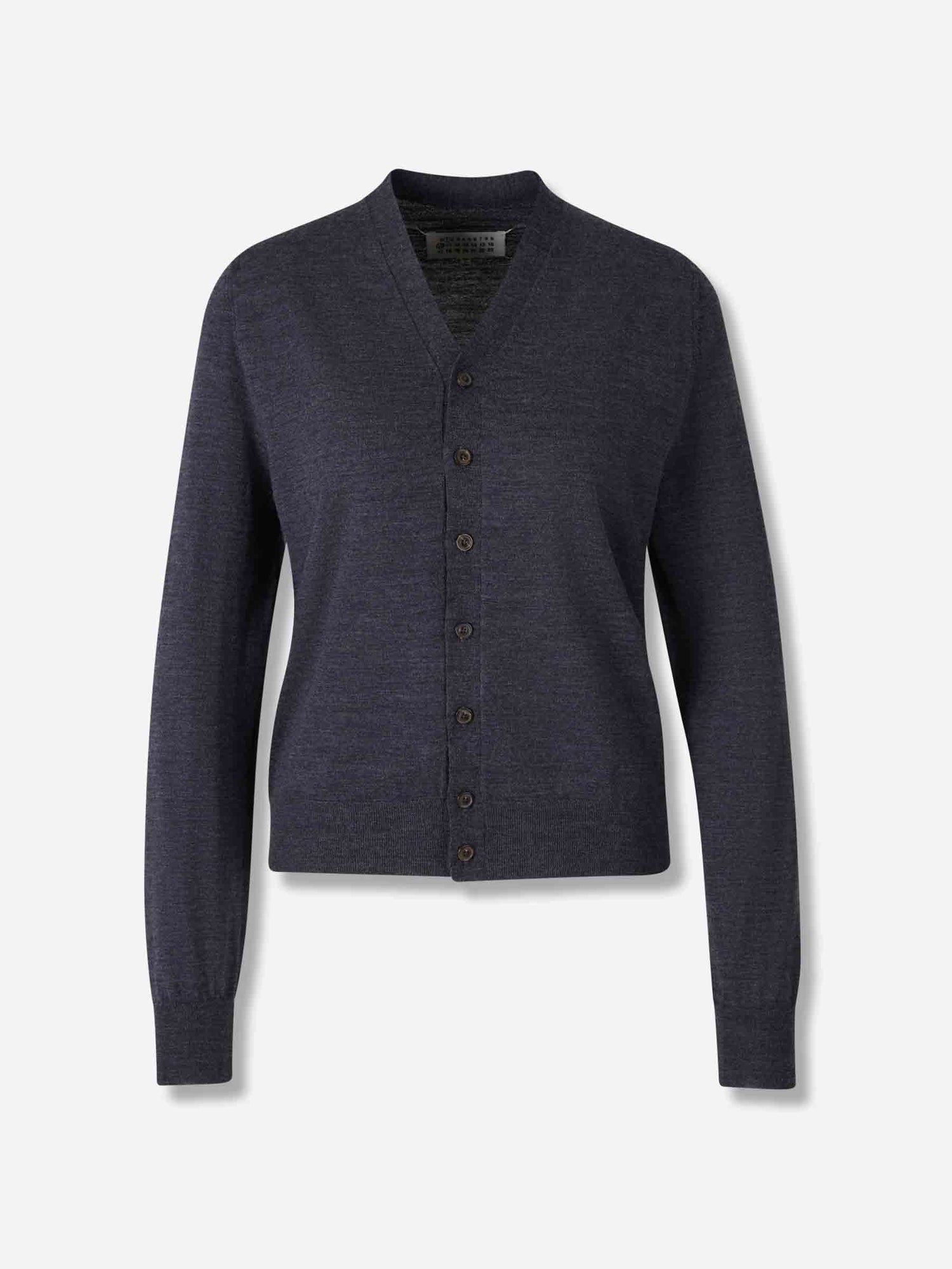 Outlet online Maison Margiela Mujer Cárdigan Punto Lana color Gris Antracita sku 713-000355 01 - Foto 1