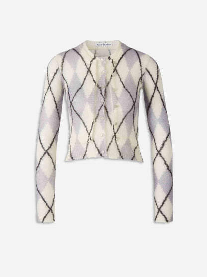 Outlet online Acne Studios Mujer Cárdigan Mohair color Lila sku 713-000369 01 - Foto 1