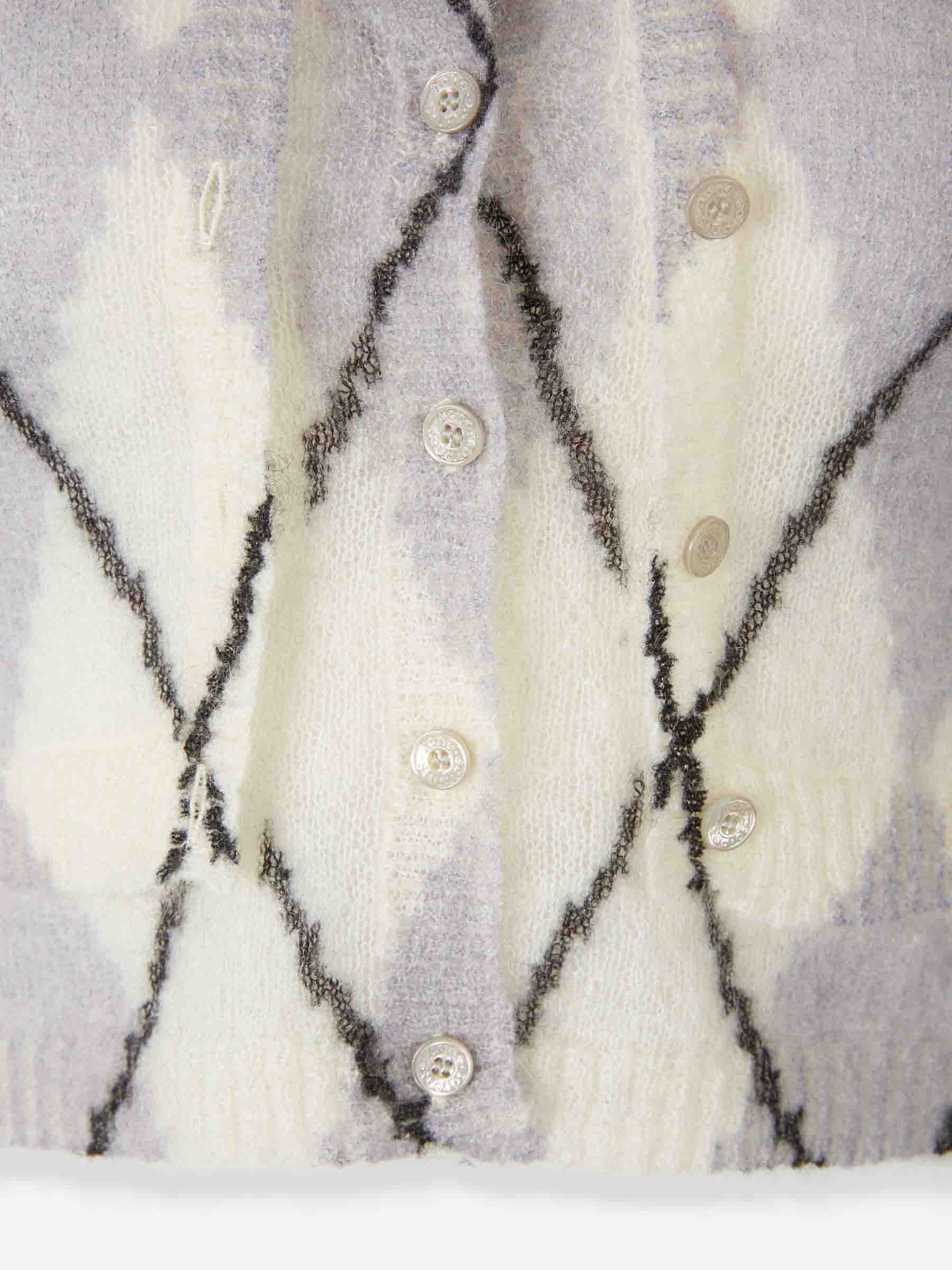 Outlet online Acne Studios Mujer Cárdigan Mohair color Lila sku 713-000369 01 - Foto 4