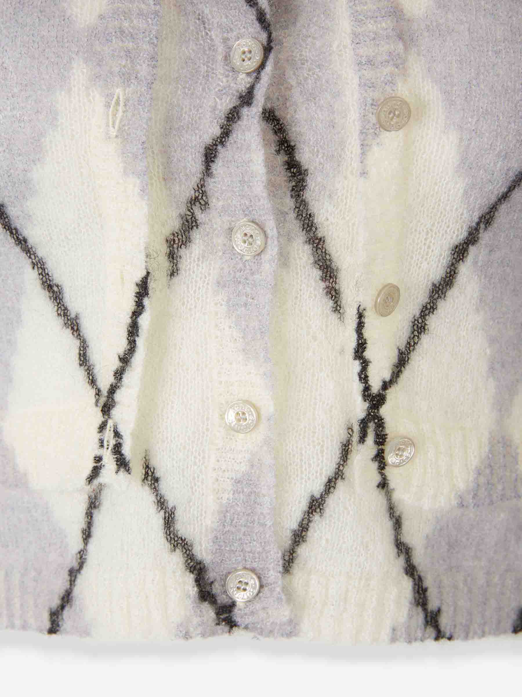 Outlet online Acne Studios Mujer Cárdigan Mohair color Lila sku 713-000369 01 - Foto 4