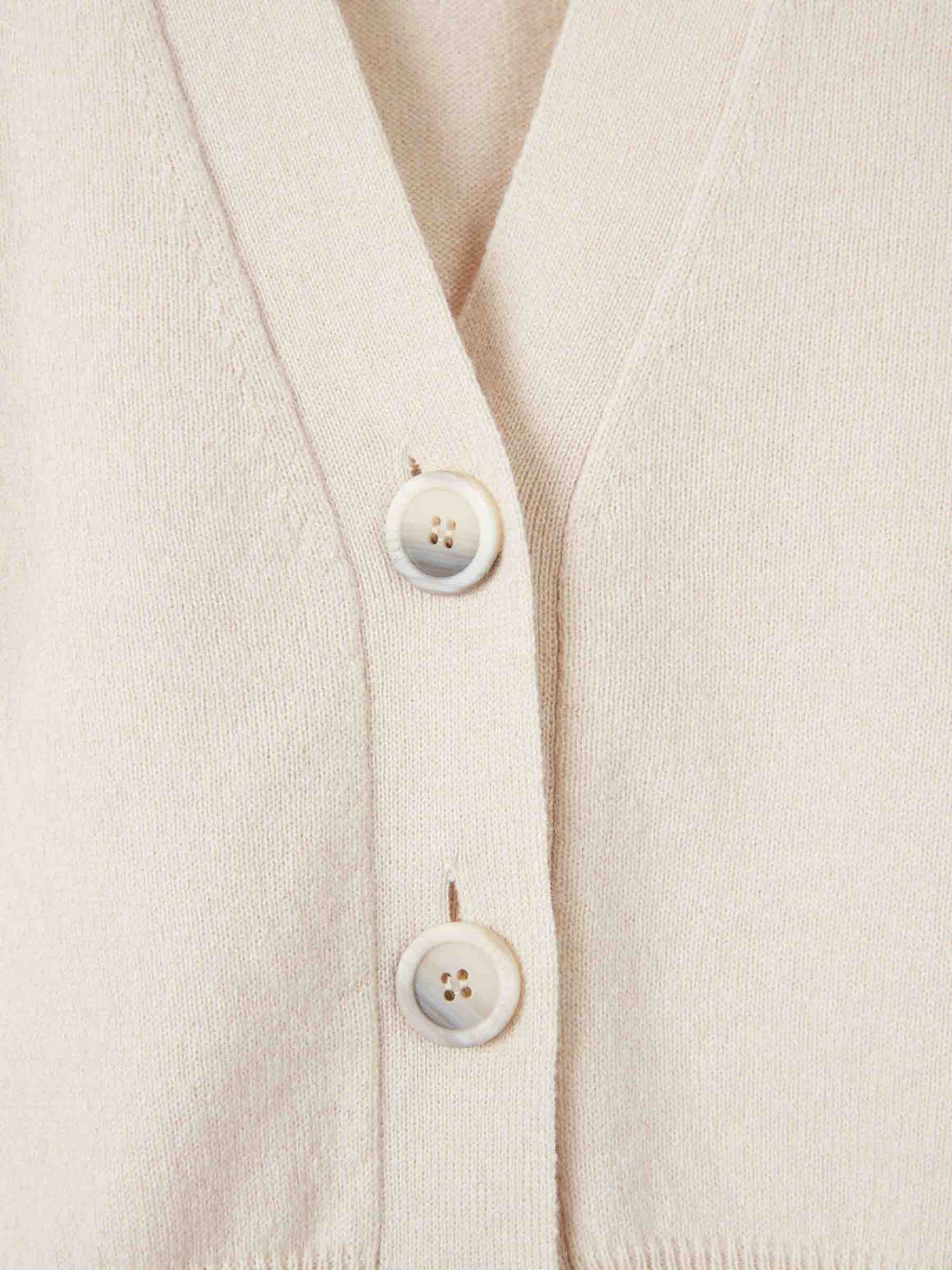 Outlet online Peserico Mujer Cárdigan Punto Cachemira color Crema sku 713-000425 01 - Foto 3