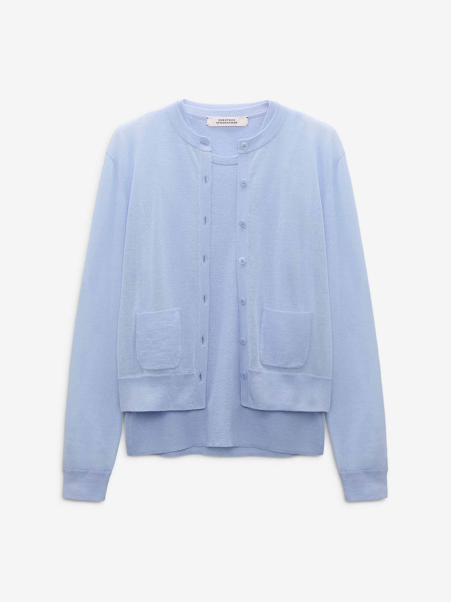 Dorothee Schumacher Mujer Barcelona Cárdigan Sheer Summer color Azul Celeste sku 713-000444 01 - Foto 1