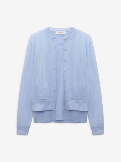 Dorothee Schumacher Mujer Barcelona Cárdigan Sheer Summer color Azul Celeste sku 713-000444 01 - Foto 1