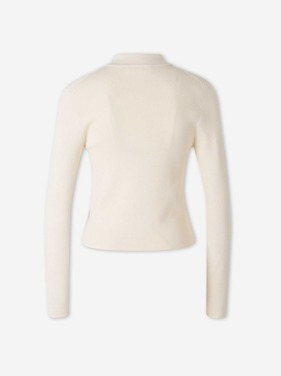 Victoria Beckham Mujer Barcelona Cárdigan con cuello camisero color Marfil sku 713-000445 01 - Foto 2