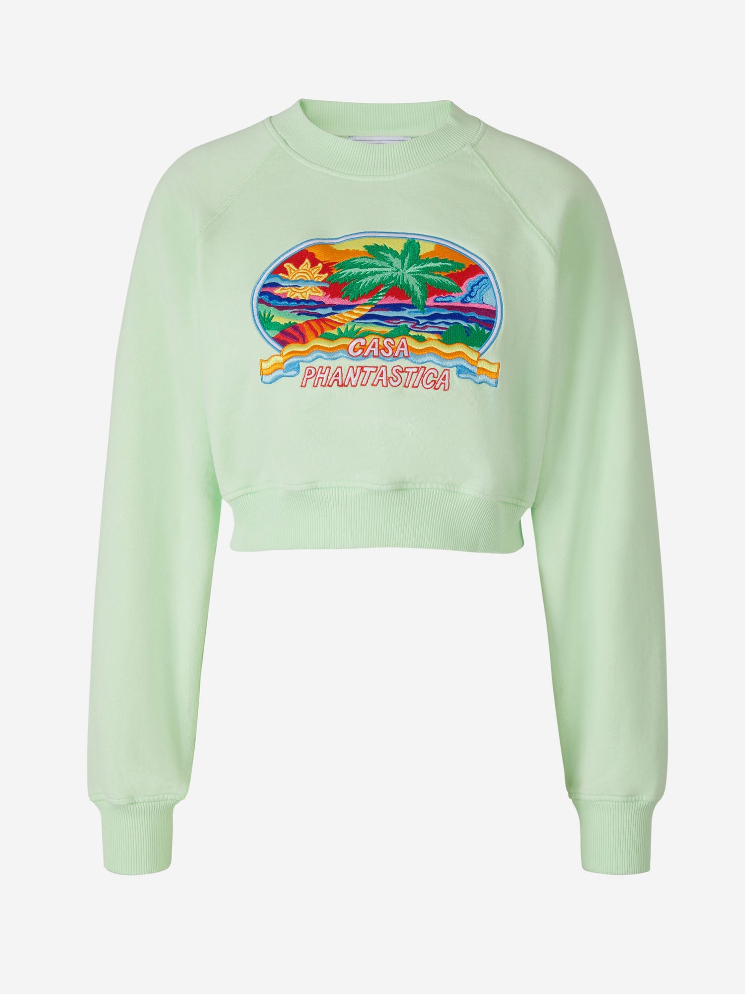 Outlet online Casablanca Mujer Sudadera Casa Phantastica color Verde Menta sku 715-000072 02 - Foto 5