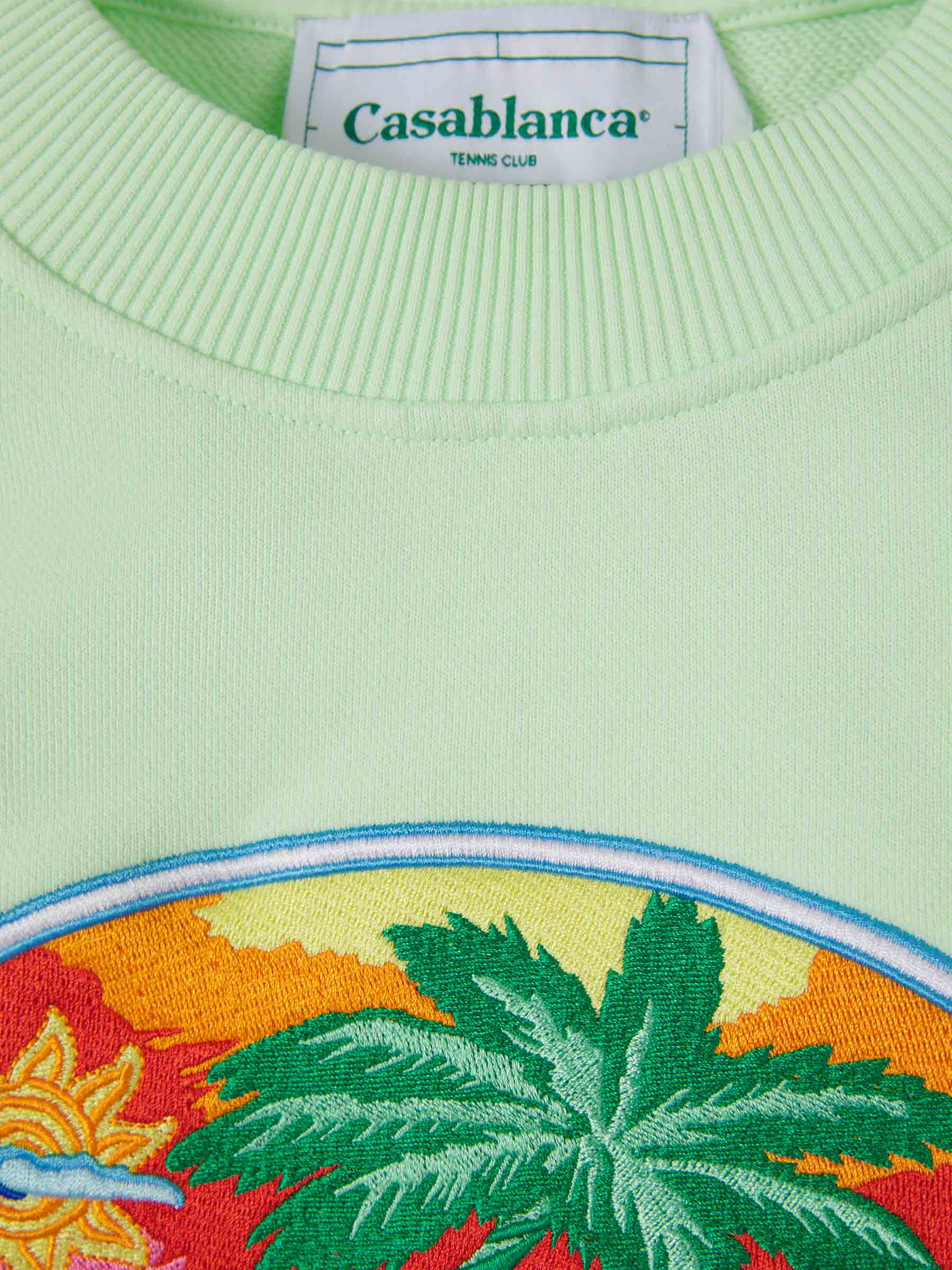 Outlet online Casablanca Mujer Sudadera Casa Phantastica color Verde Menta sku 715-000072 02 - Foto 7