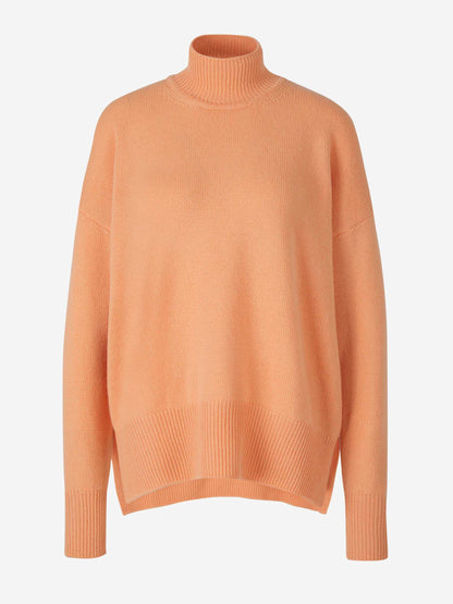 Outlet online Jil Sander Mujer Jersey Punto Cashmere color Coral sku 715-000080 01 - Foto 1