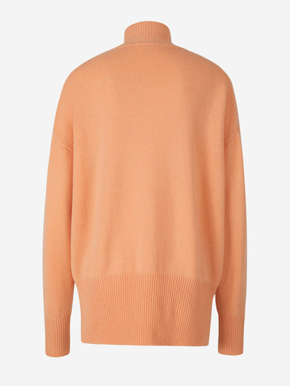 Outlet online Jil Sander Mujer Jersey Punto Cashmere color Coral sku 715-000080 01 - Foto 2