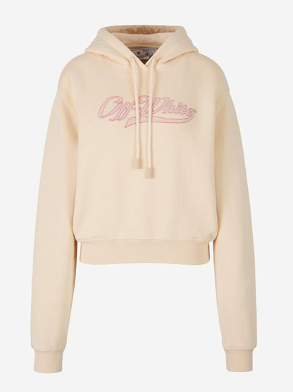 Outlet online Off-White Mujer Sudadera Logo Béisbol color Beige sku 715-000084 01 - Foto 1
