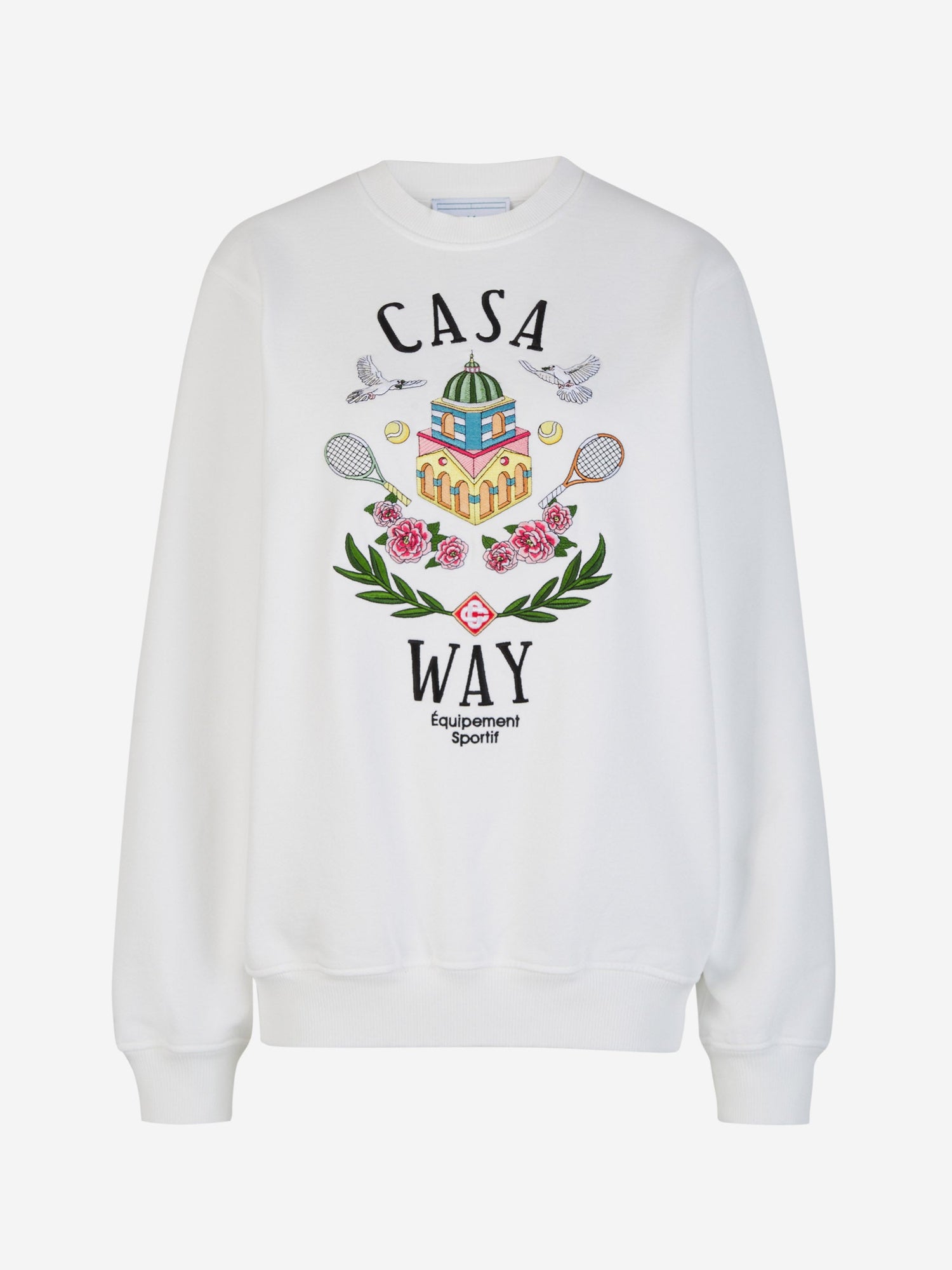 Outlet online Casablanca Mujer Sudadera Casa Way color Blanco sku 715-000116 01 - Foto 1