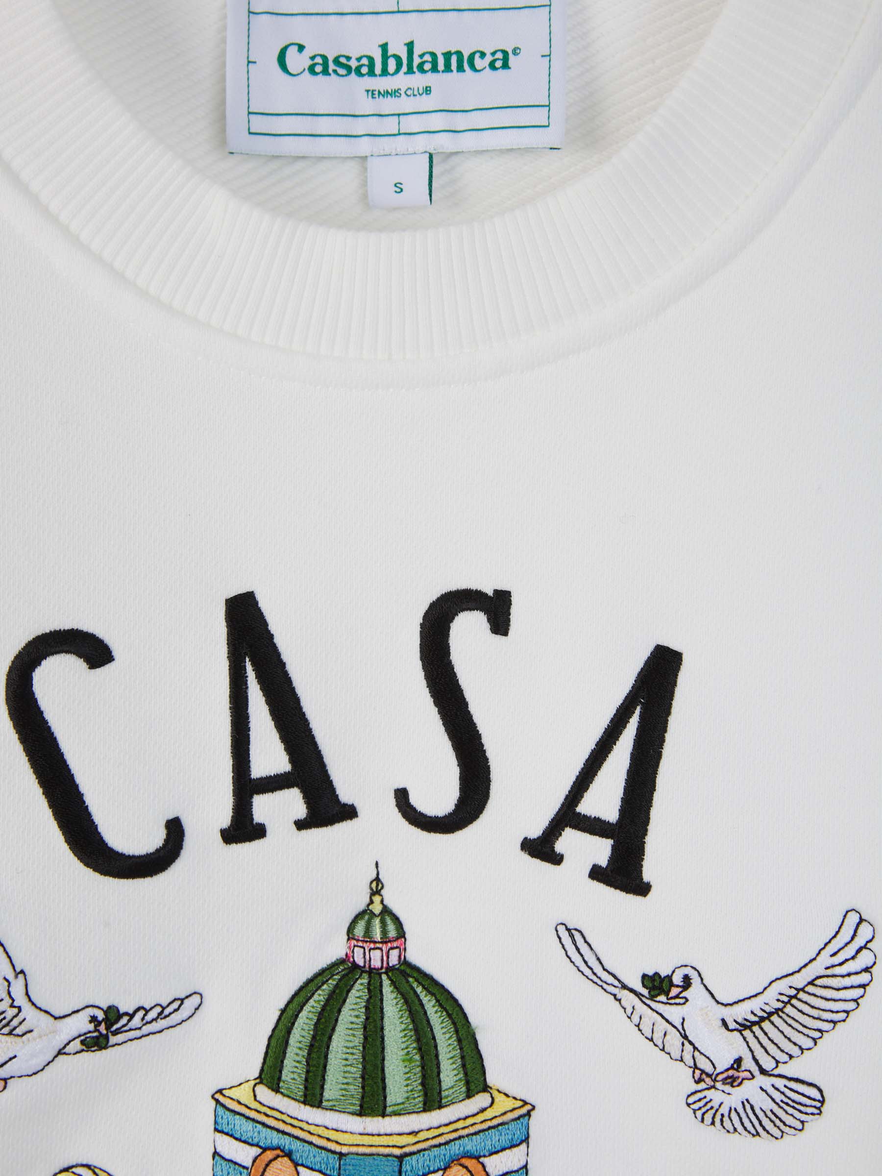 Outlet online Casablanca Mujer Sudadera Casa Way color Blanco sku 715-000116 01 - Foto 3