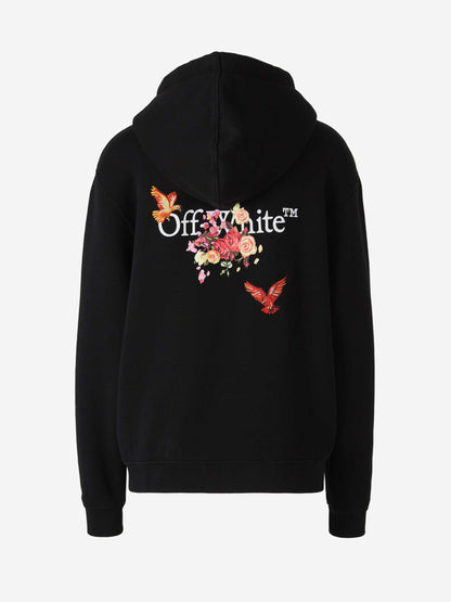 Outlet online Off-White Mujer Sudadera Fresco Bookish color Negro sku 715-000169 01 - Foto 2