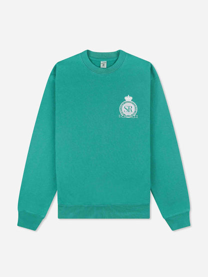 Outlet online Sporty&amp;Rich Mujer Sudadera Cuello Redondo color Verde Turquesa sku 715-000180 01 - Foto 1