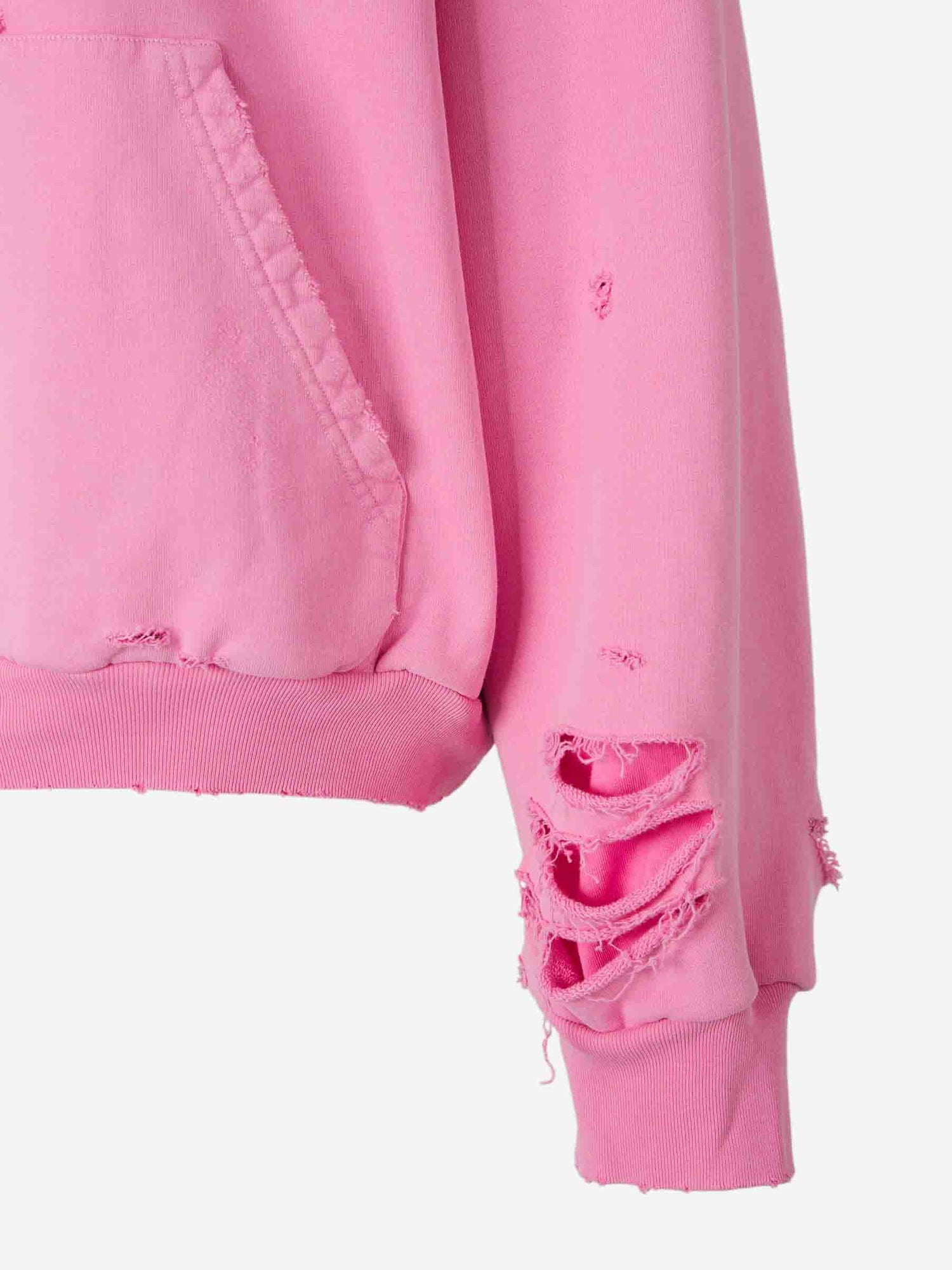 Outlet online Balenciaga Mujer Sudadera Layered Political Campaign color Rosa sku 715-000191 01 - Foto 5