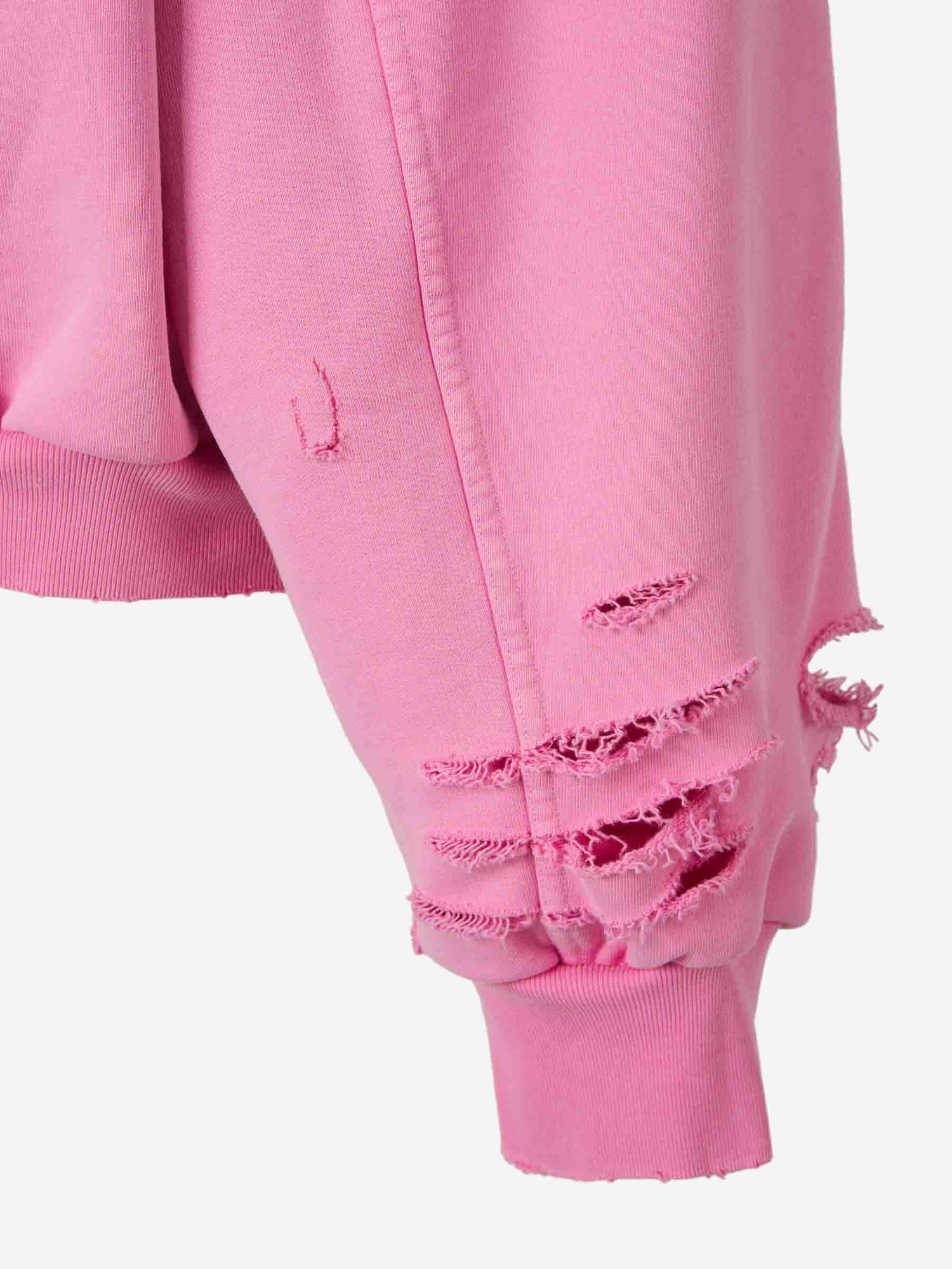 Outlet online Balenciaga Mujer Sudadera Layered Political Campaign color Rosa sku 715-000191 01 - Foto 7