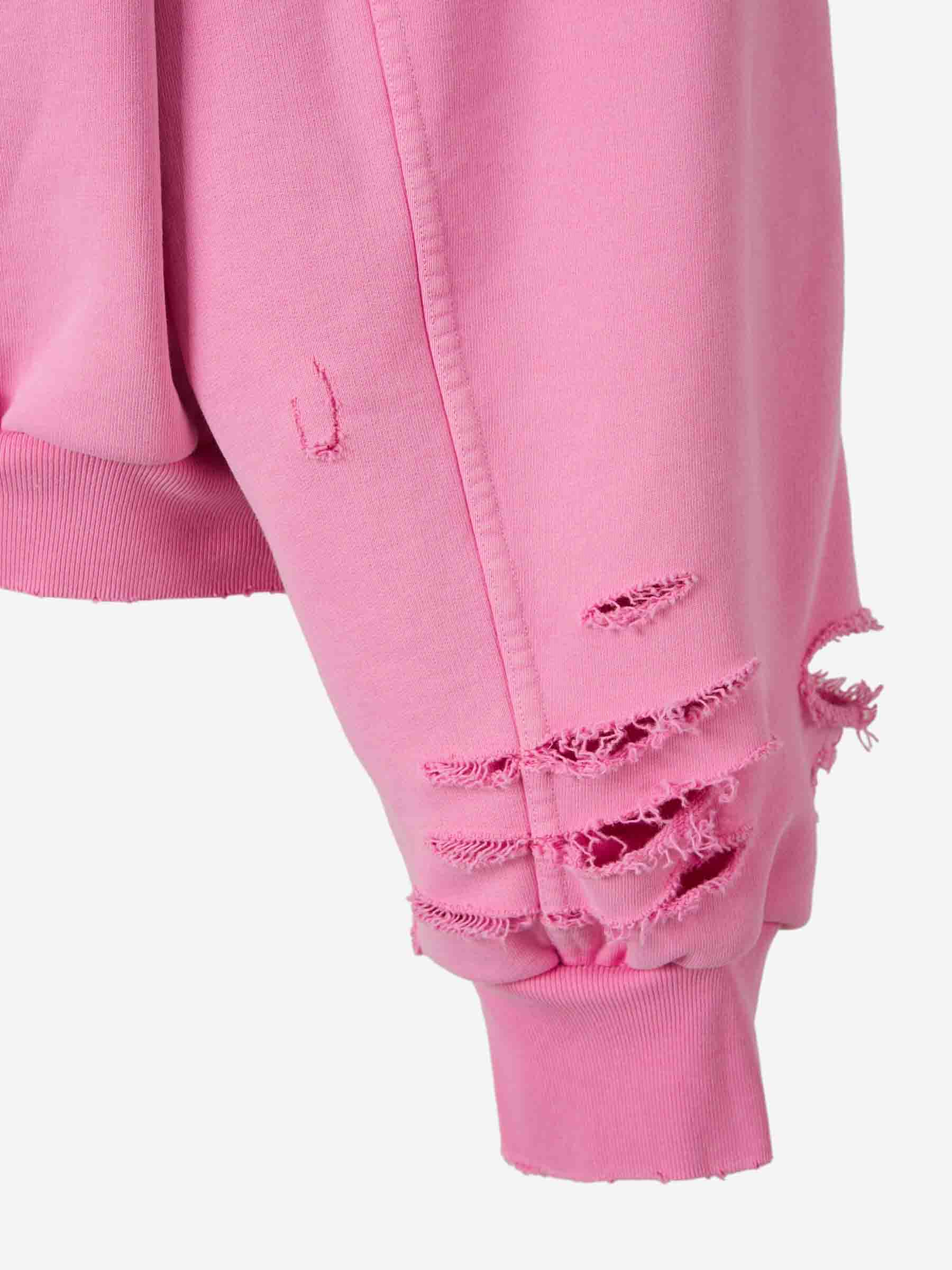 Outlet online Balenciaga Mujer Sudadera Layered Political Campaign color Rosa sku 715-000191 01 - Foto 7