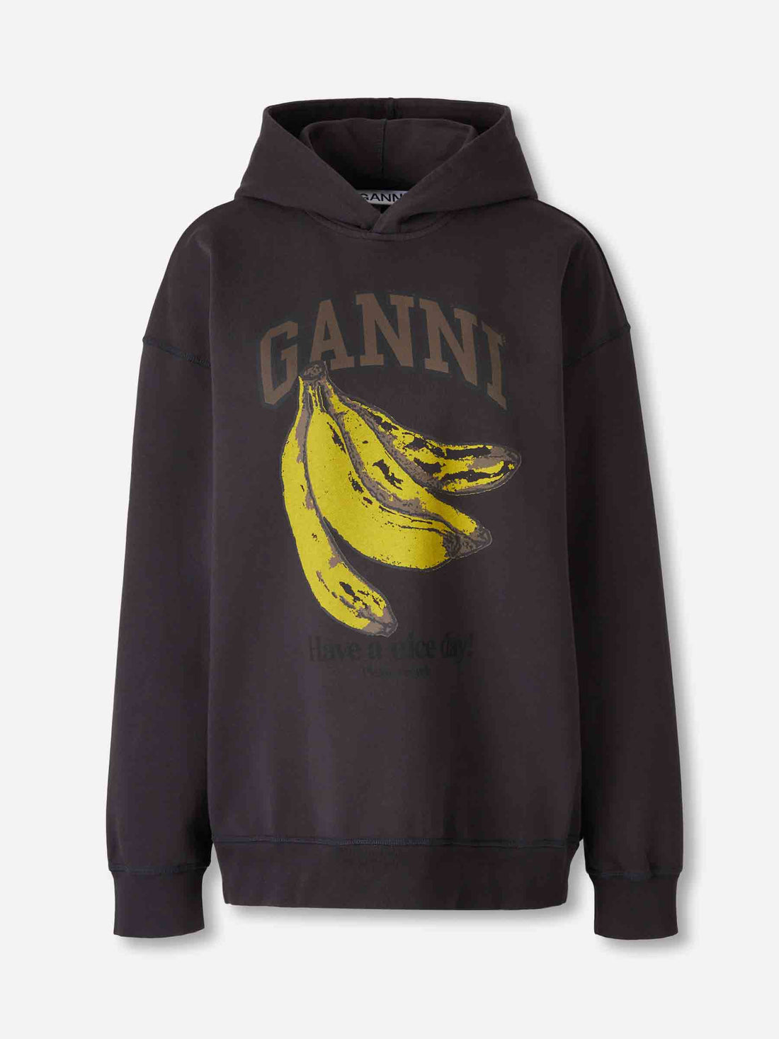 Outlet online Ganni Mujer Sudadera Cuello Redondo color Negro sku 715-000232 01 - Foto 1