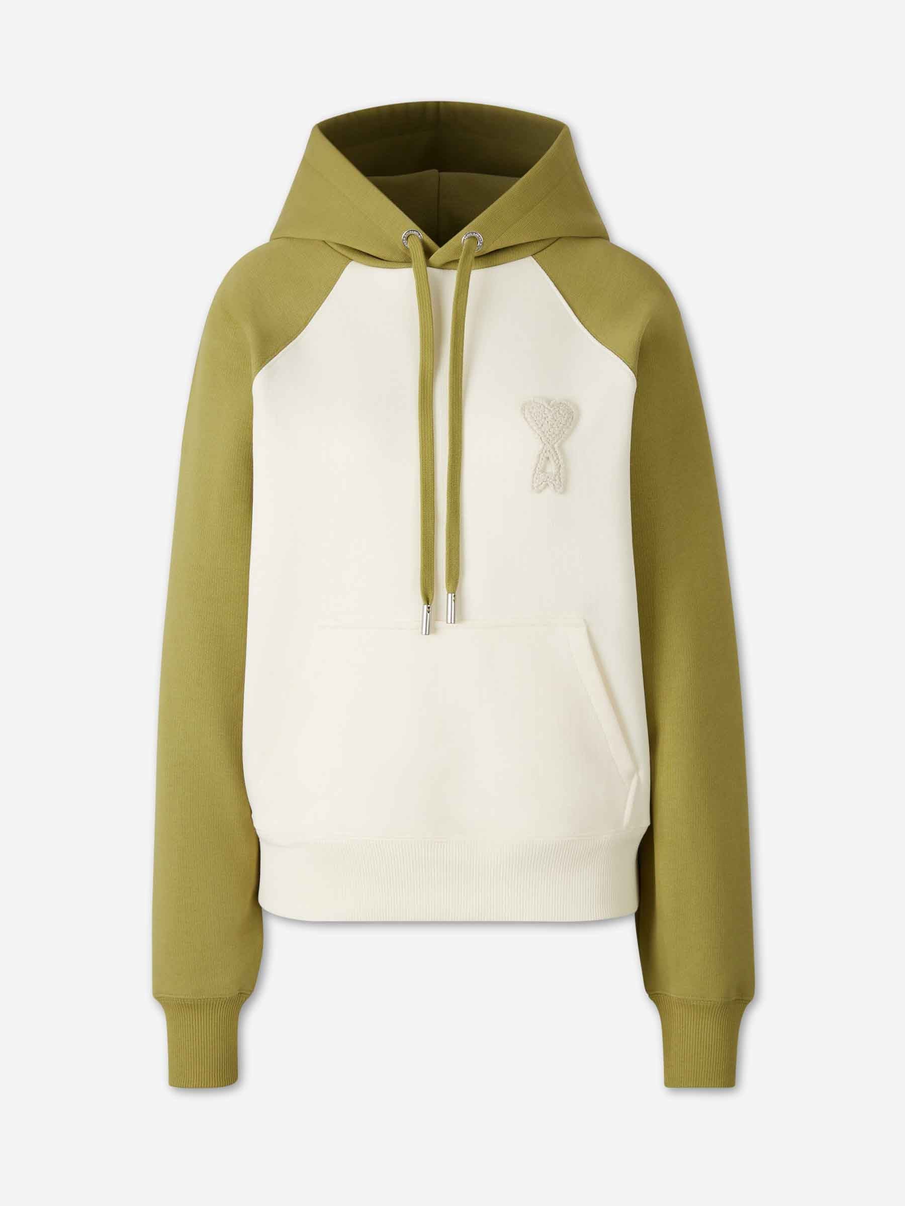 Outlet online Ami Paris Mujer Sudadera Cuello Redondo color Verde sku 715-000238 01 - Foto 1
