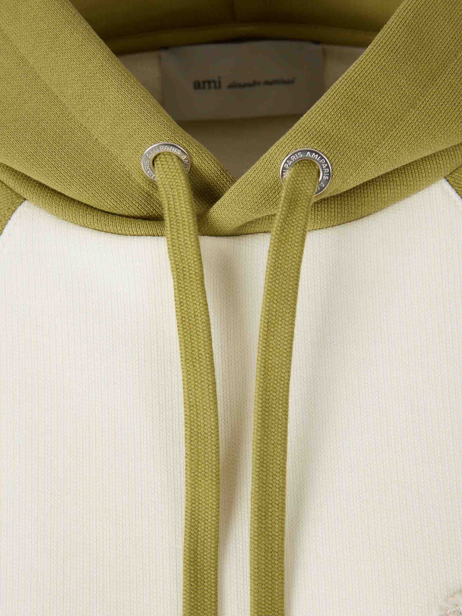 Outlet online Ami Paris Mujer Sudadera Cuello Redondo color Verde sku 715-000238 01 - Foto 3
