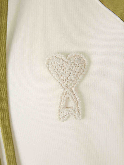 Outlet online Ami Paris Mujer Sudadera Cuello Redondo color Verde sku 715-000238 01 - Foto 4