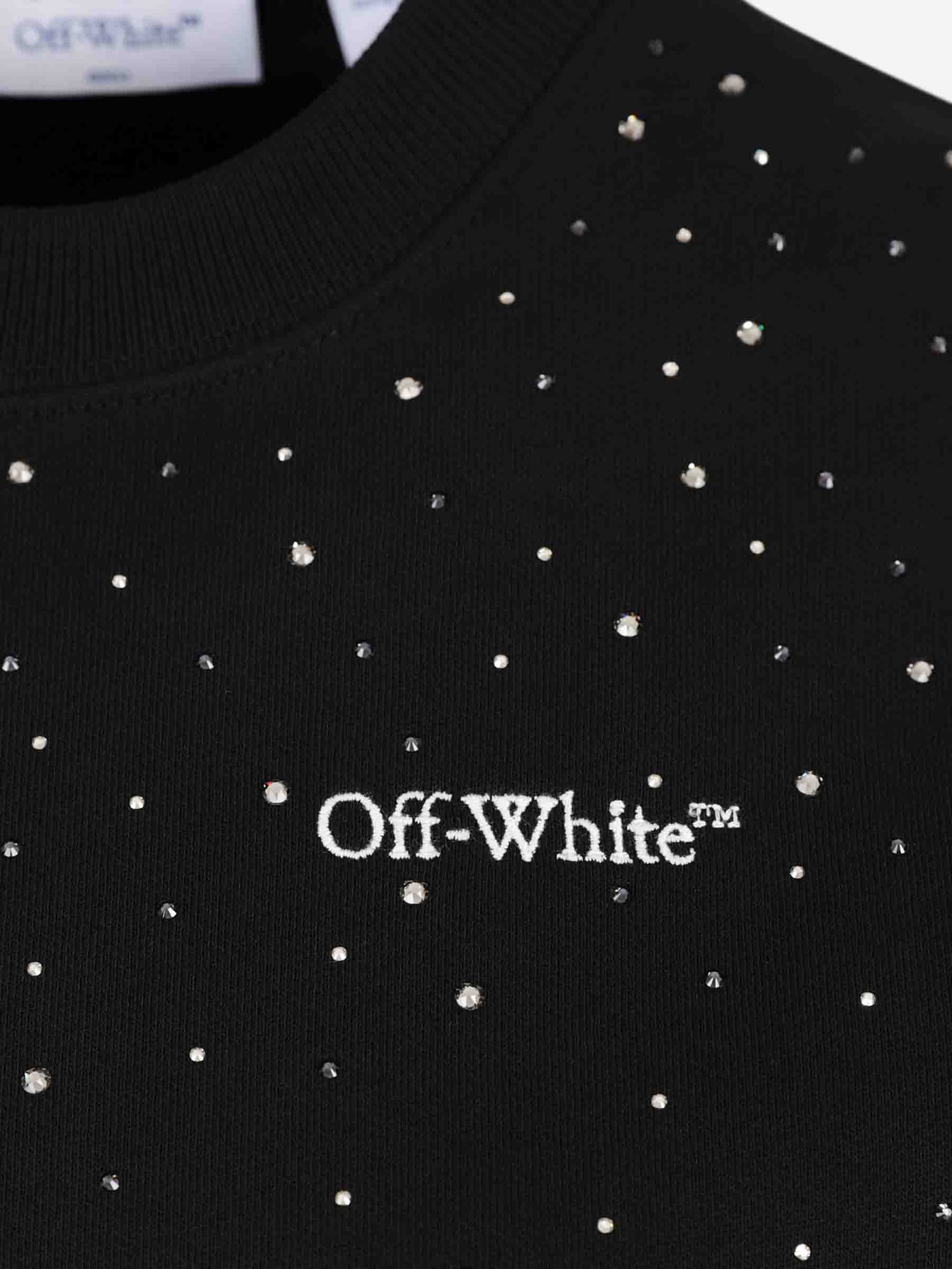 Off-White Mujer Barcelona Sudadera Cuello Redondo color Negro sku 715-000242 01 - Foto 3