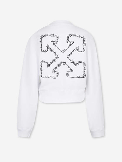 Off-White Mujer Barcelona Sudadera Cuello Redondo color Blanco sku 715-000243 01 - Foto 2