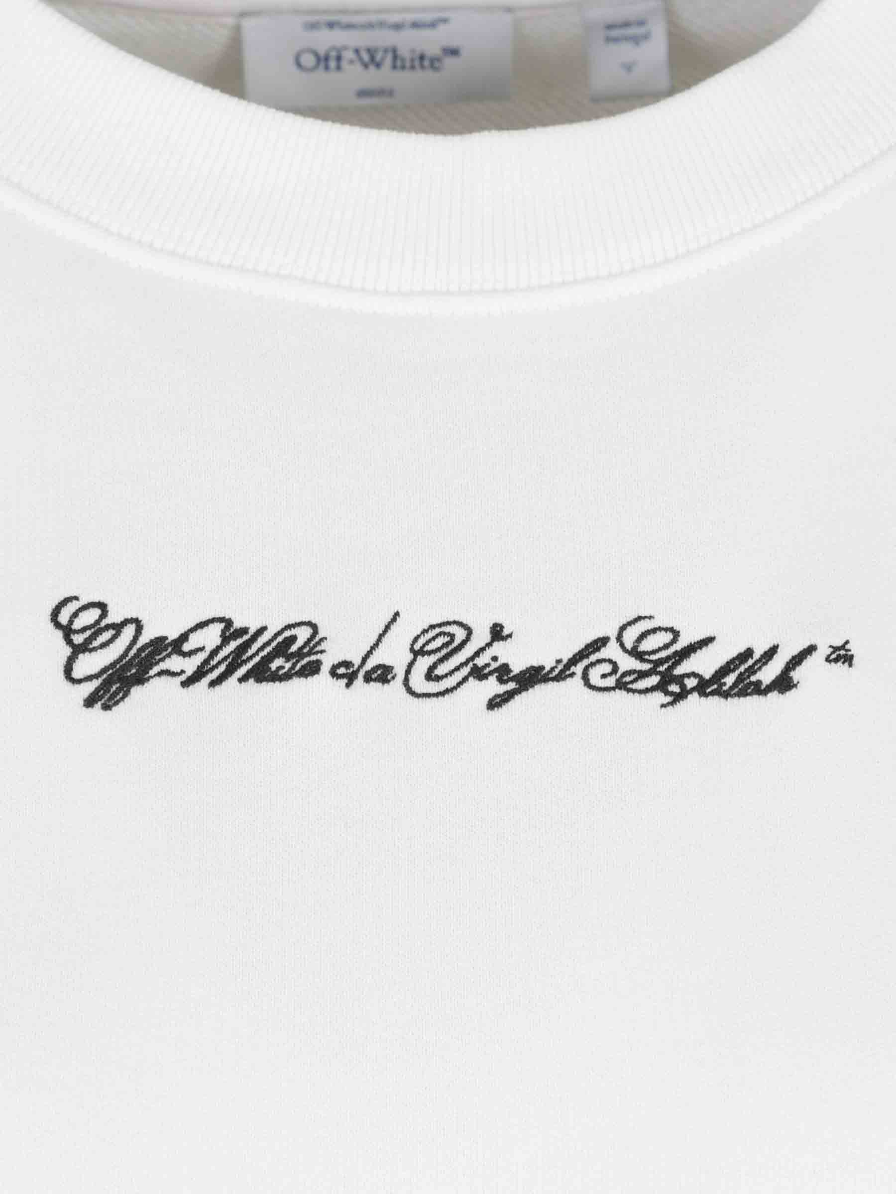 Off-White Mujer Barcelona Sudadera Cuello Redondo color Blanco sku 715-000243 01 - Foto 3