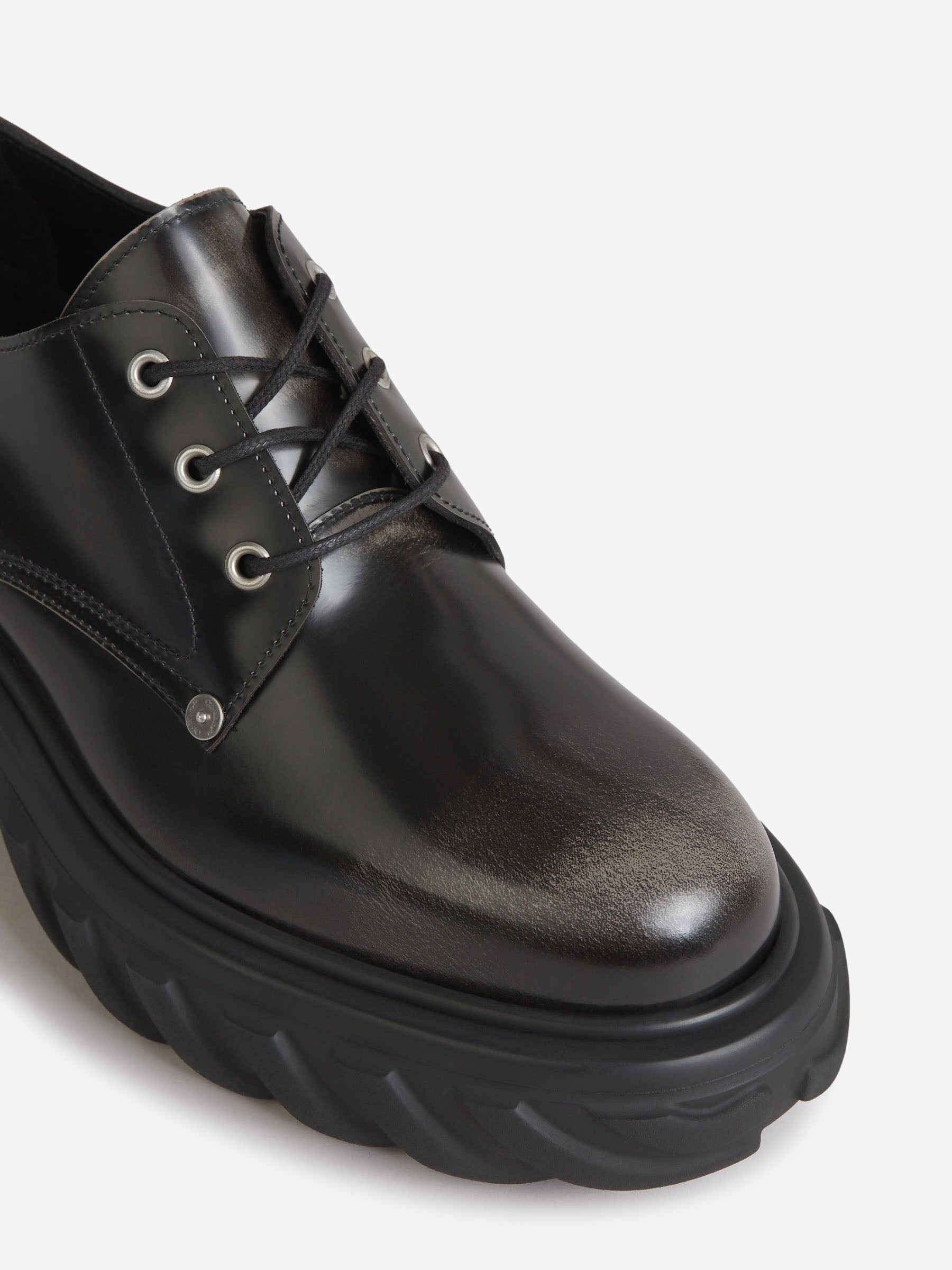 Outlet online Off-White Hombre Zapatos Derby Cordones color Negro sku 611-004355 01 - Foto 5