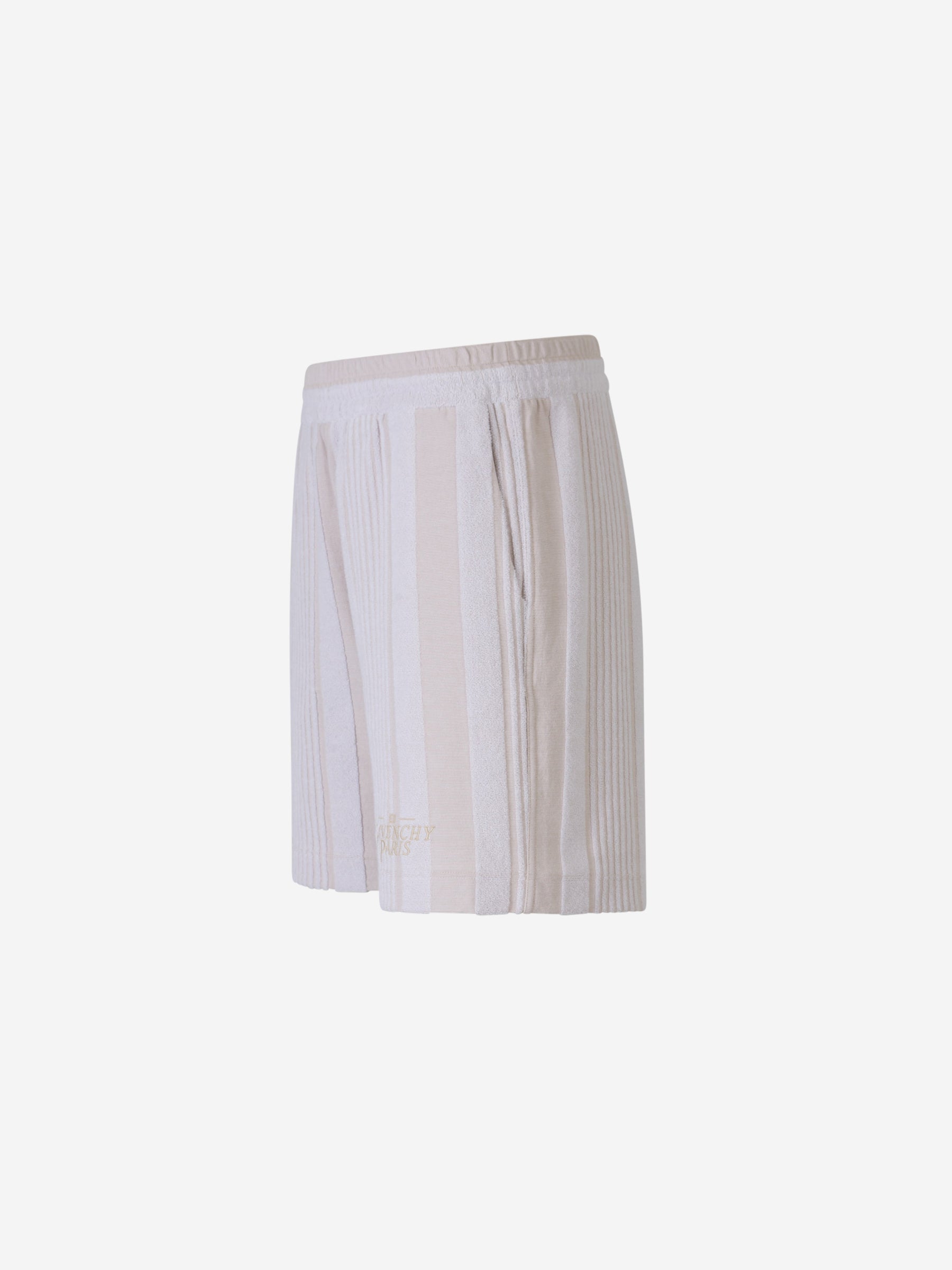Outlet online Givenchy Hombre Bermudas Texturizadas Motivo Rayas color Beige sku 523-001009 01 - Foto 3