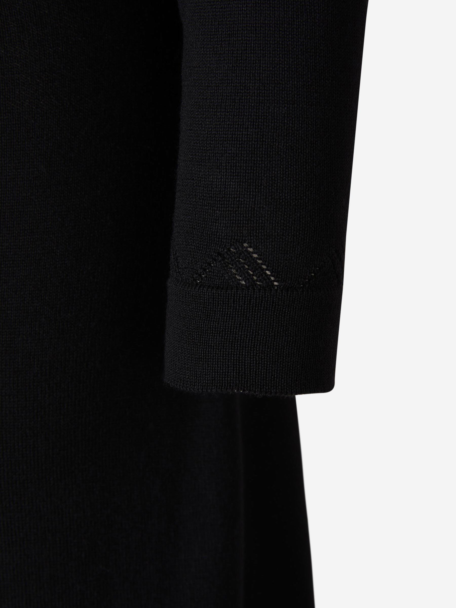 Outlet online The Attico Mujer Vestido Atwell Lana color Negro sku 721-000049 01 - Foto 5