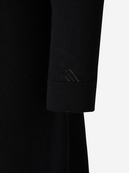 Outlet online The Attico Mujer Vestido Atwell Lana color Negro sku 721-000049 01 - Foto 5