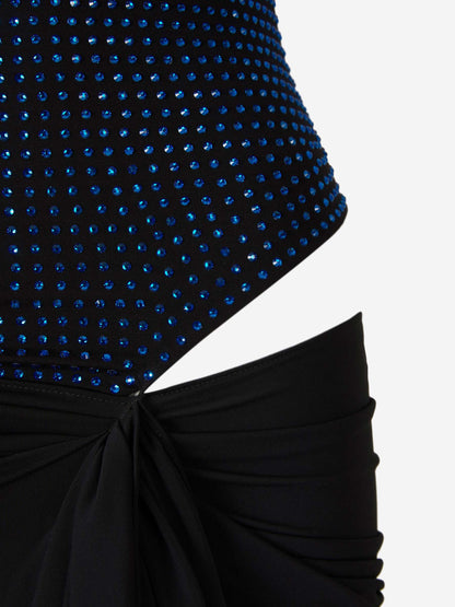 Outlet online The Attico Mujer Vestido Mirna Midi color Azul Real sku 721-000050 01 - Foto 4