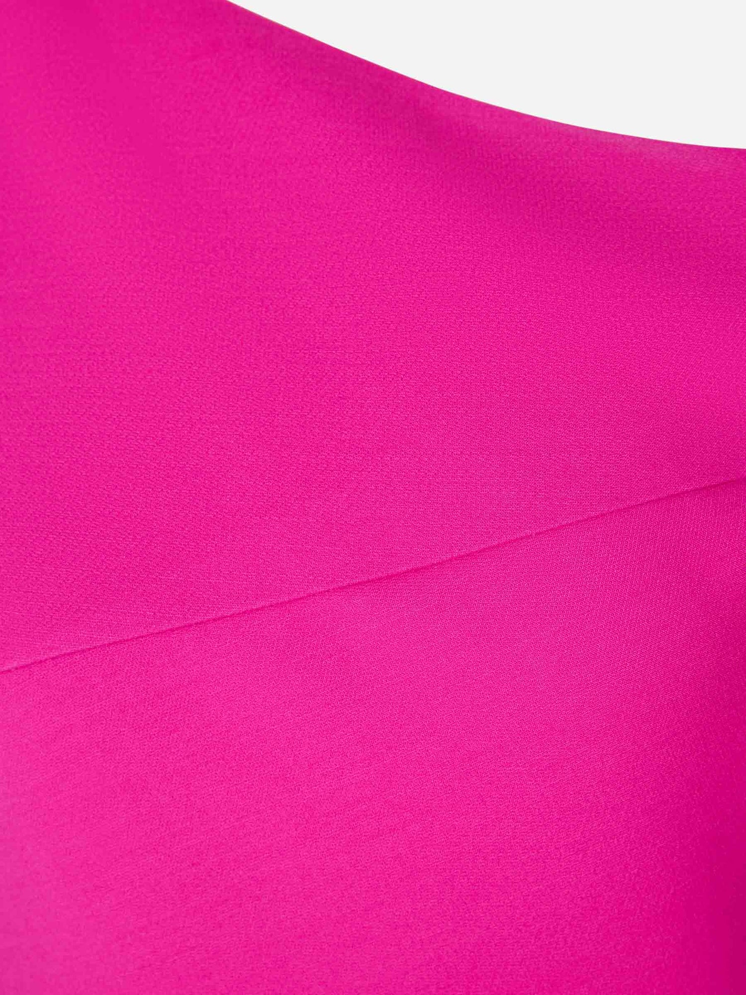 Outlet online Roland Mouret Mujer Vestido Asimétrico Lana color Fucsia sku 721-000089 01 - Foto 3