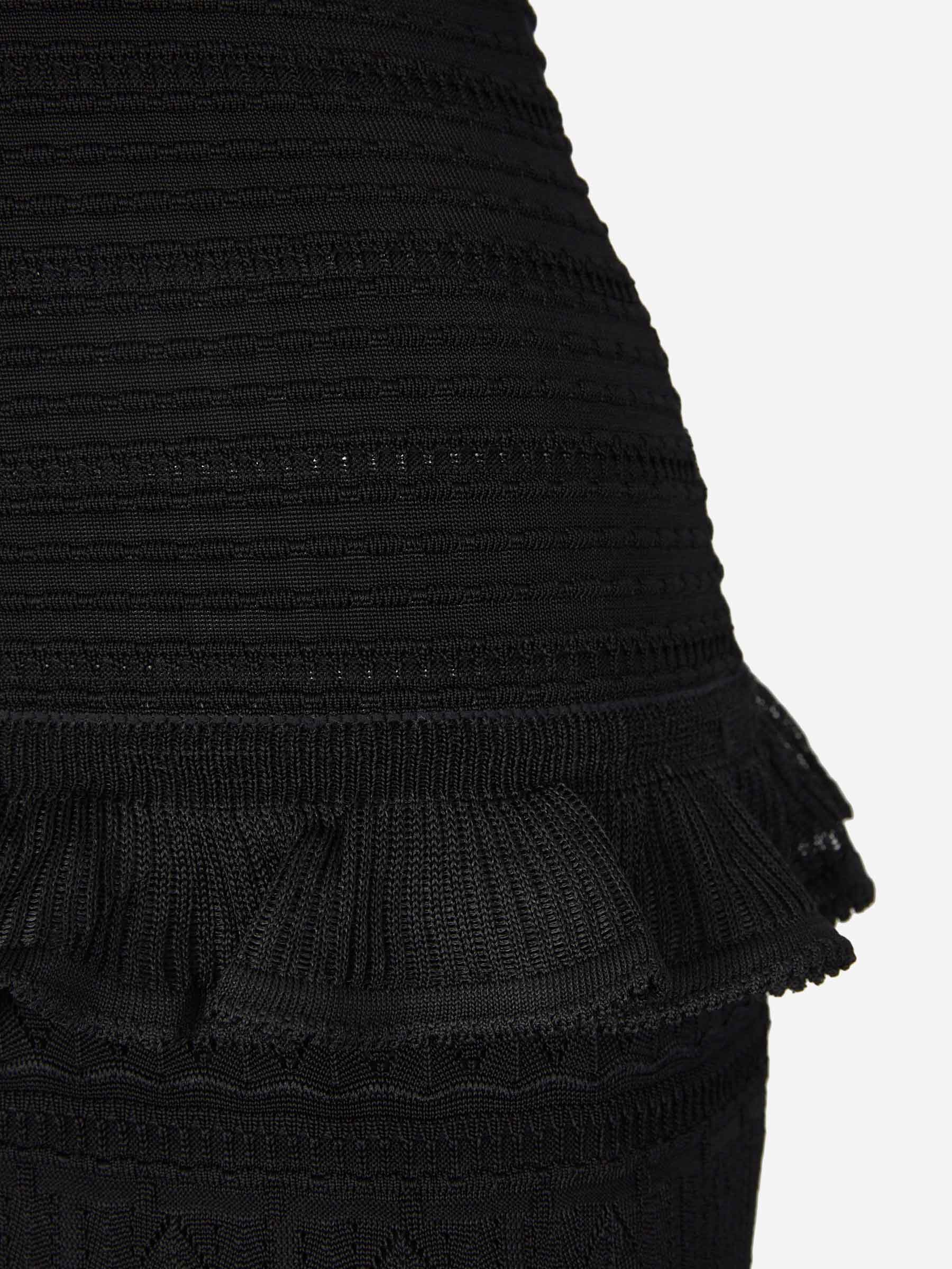 Outlet online Zimmermann Mujer Vestido Volantes Luminosity color Negro sku 721-000117 01 - Foto 4