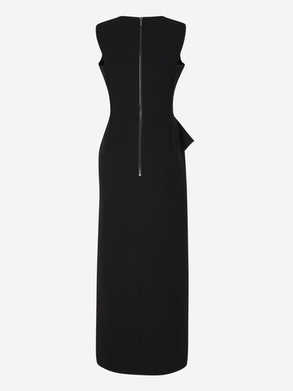 Maticevski Mujer Barcelona Vestido Midi Mannerism color Negro sku 721-000184 02 - Foto 2