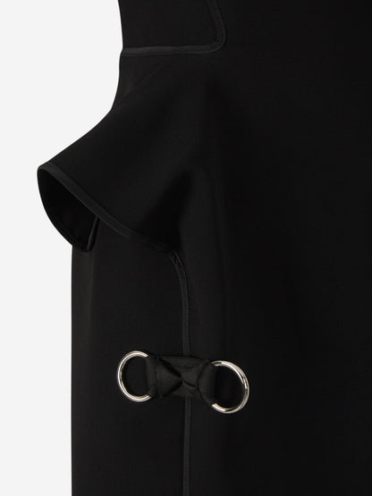 Maticevski Mujer Barcelona Vestido Midi Mannerism color Negro sku 721-000184 02 - Foto 4