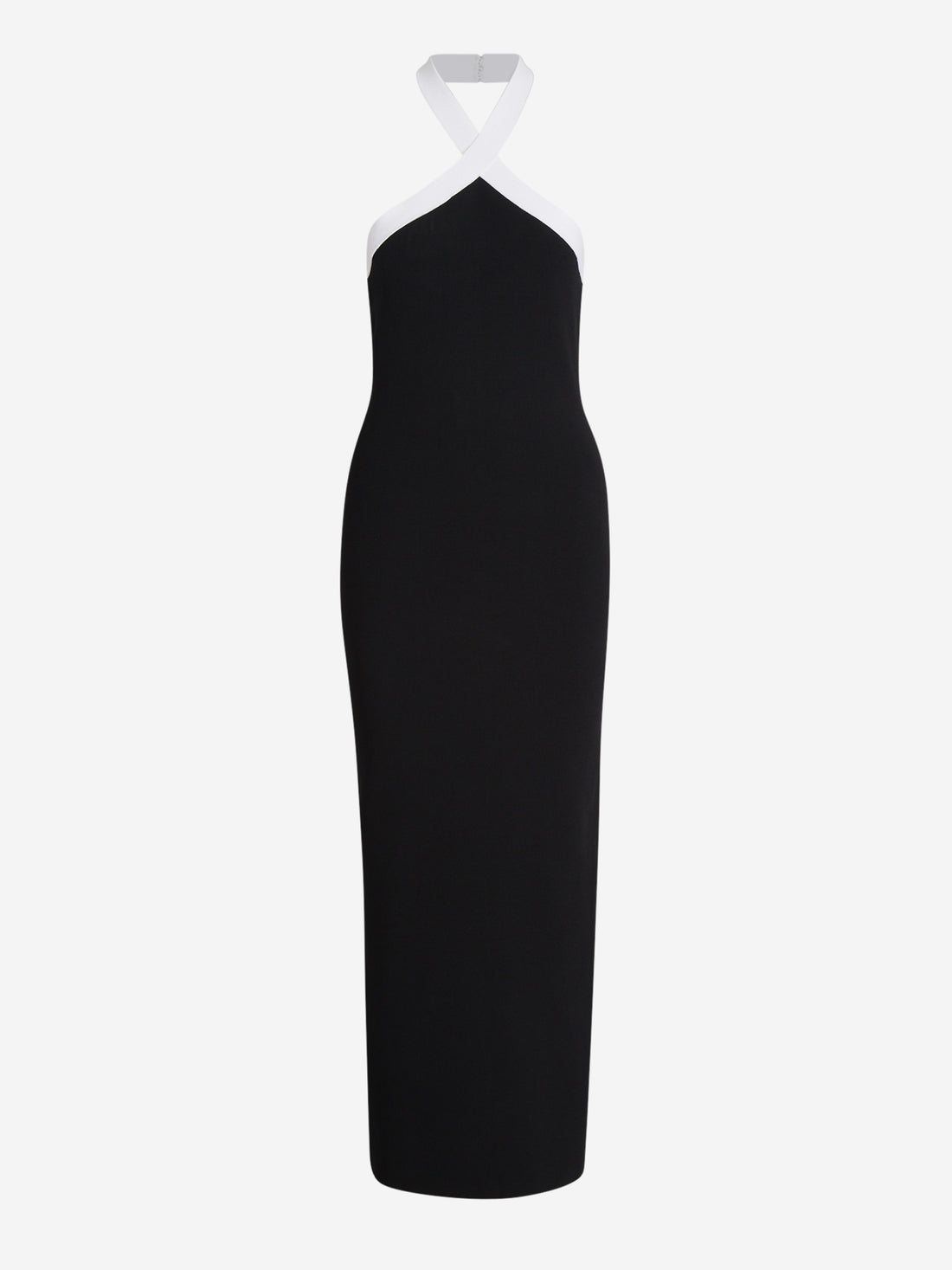 Outlet online Roland Mouret Mujer Vestido Midi Bicolor color Negro sku 721-000273 01 - Foto 1