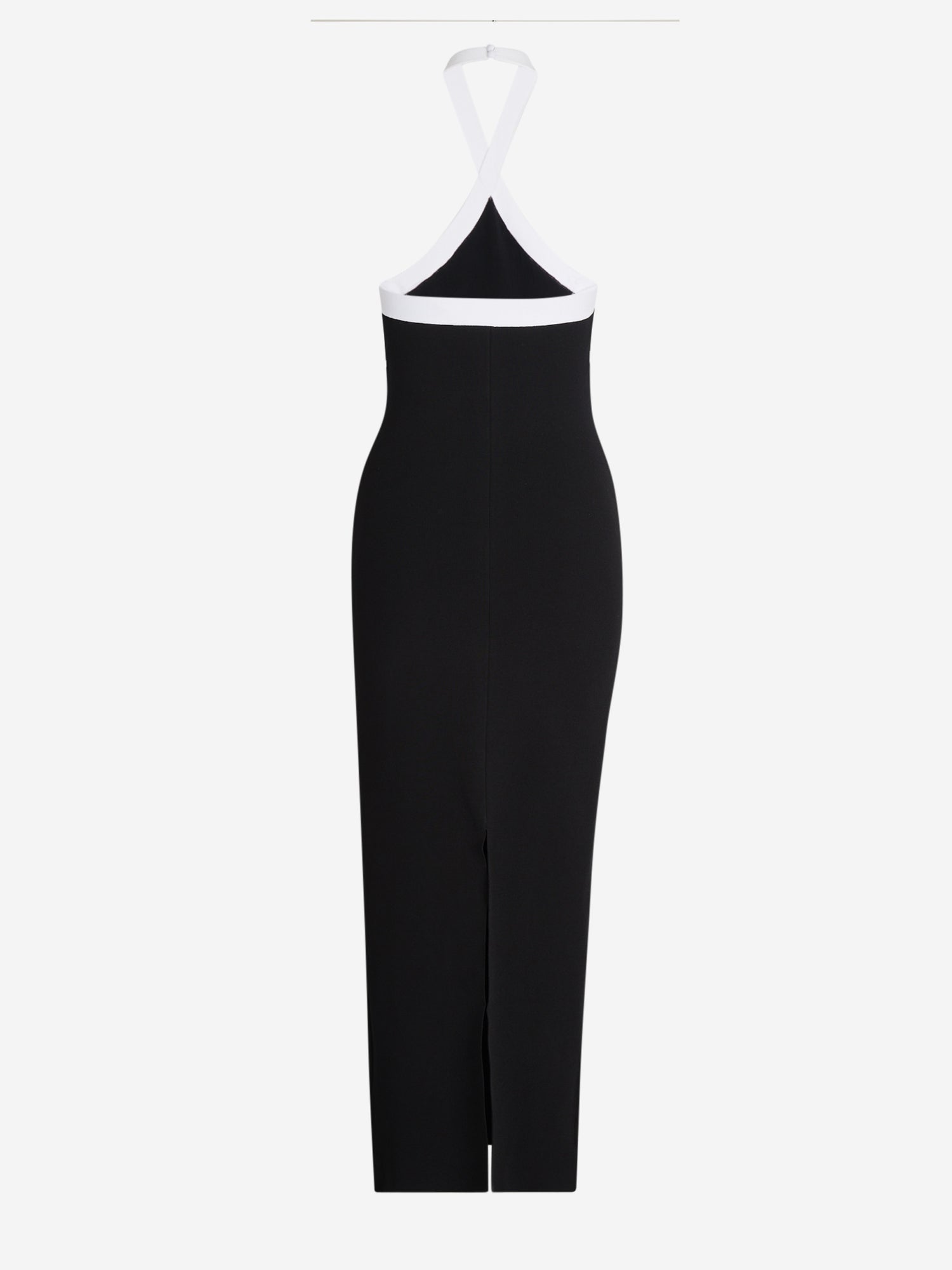 Outlet online Roland Mouret Mujer Vestido Midi Bicolor color Negro sku 721-000273 01 - Foto 2