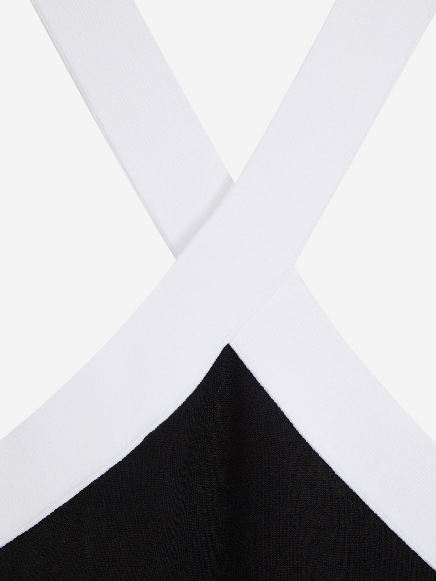 Outlet online Roland Mouret Mujer Vestido Midi Bicolor color Negro sku 721-000273 01 - Foto 3