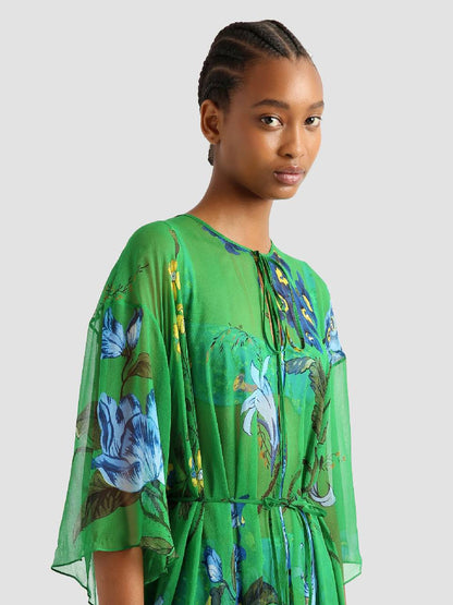 Outlet online Erdem Mujer Vestido Midi Kaftan color Verde Claro sku 721-000301 01 - Foto 5