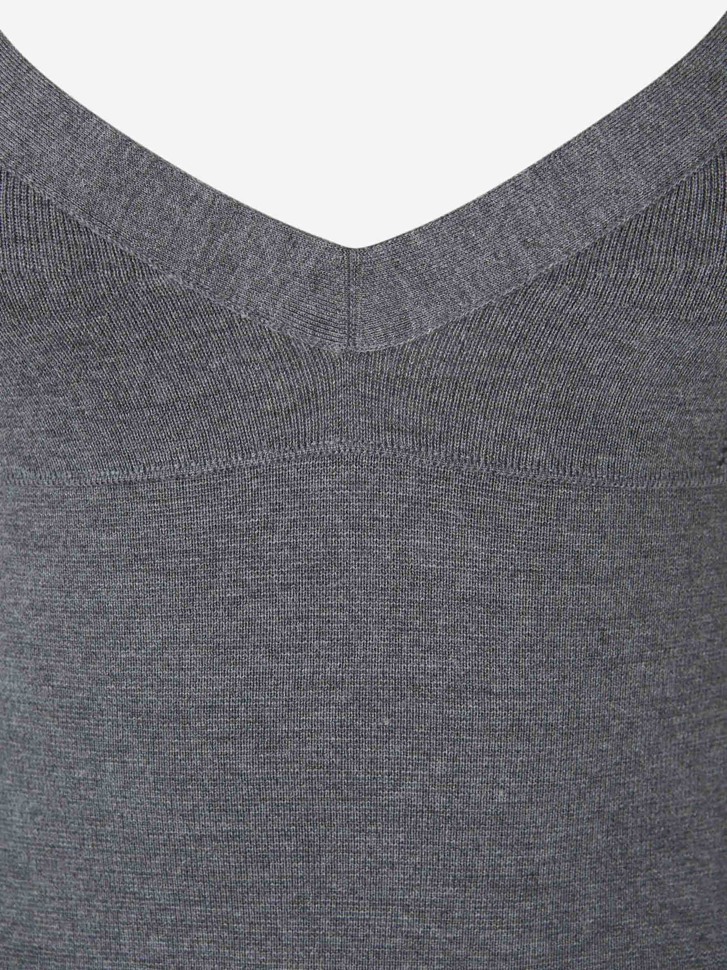 Khaite Mujer Barcelona Vestido Midi The Elio color Gris Antracita sku 721-000311 01 - Foto 4