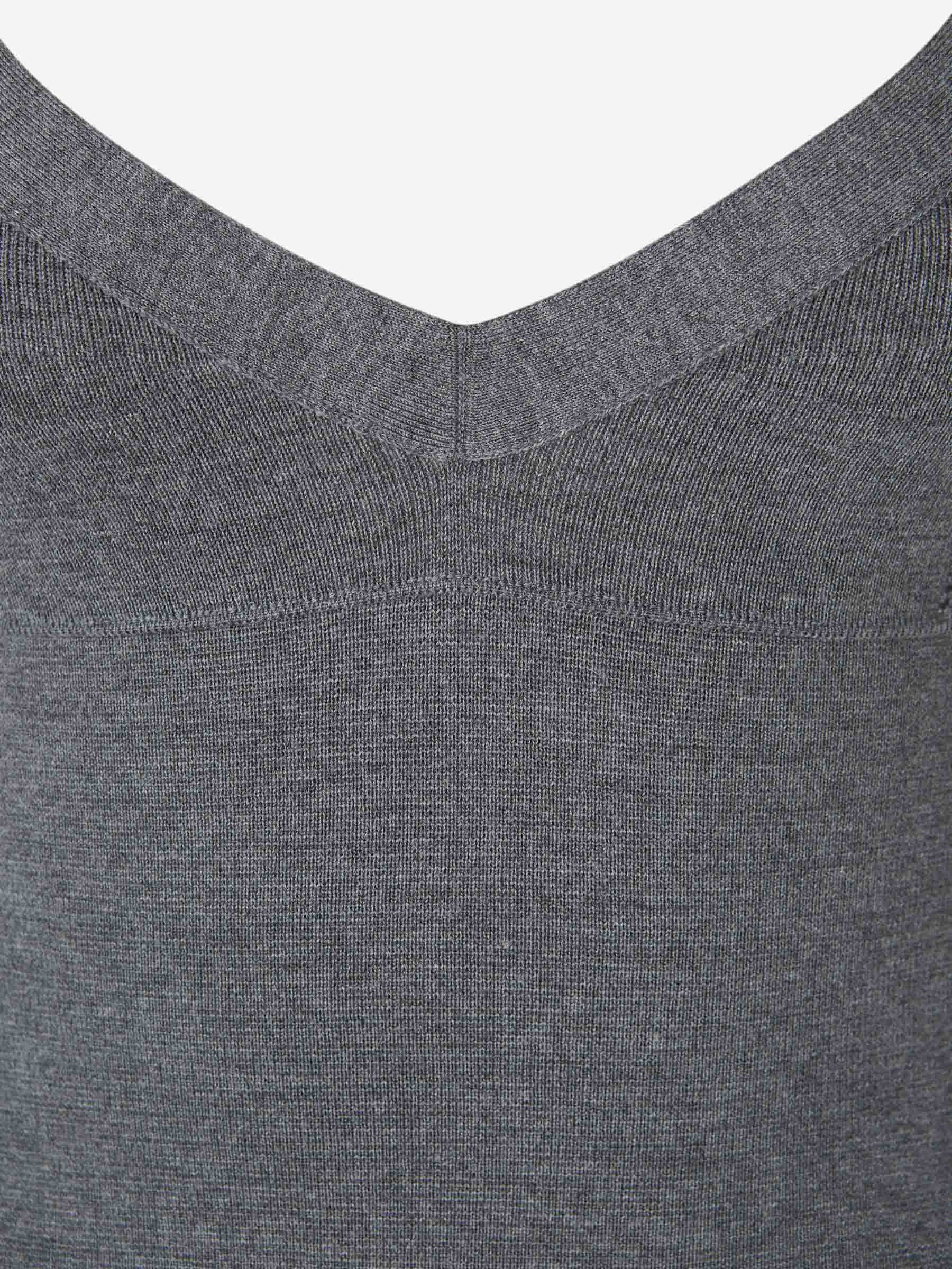 Khaite Mujer Barcelona Vestido Midi The Elio color Gris Antracita sku 721-000311 01 - Foto 4