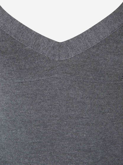Khaite Mujer Barcelona Vestido Midi The Elio color Gris Antracita sku 721-000311 01 - Foto 4