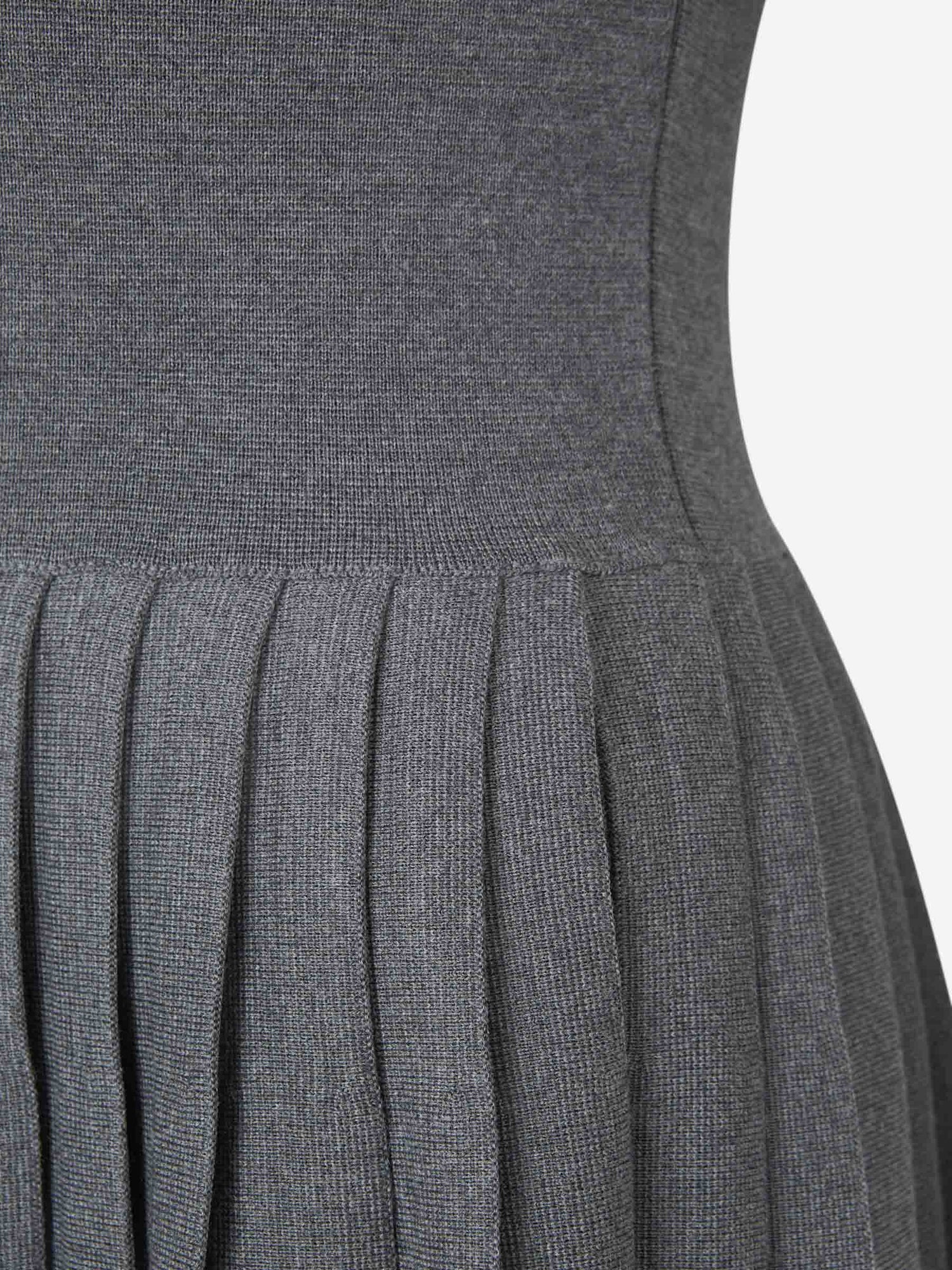 Khaite Mujer Barcelona Vestido Midi The Elio color Gris Antracita sku 721-000311 01 - Foto 5